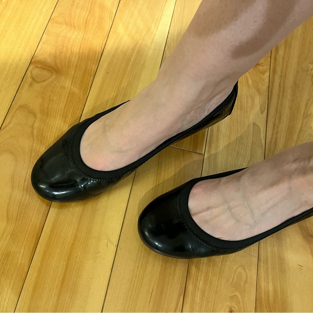 Pretty Ballerinas ballet pump in black patent leather. Comfortable, stylish
